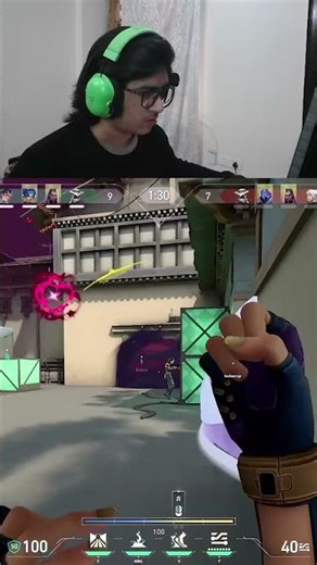 When you don't clear your corners💀 - valorant neon live gameplay immortal shorts edits clips