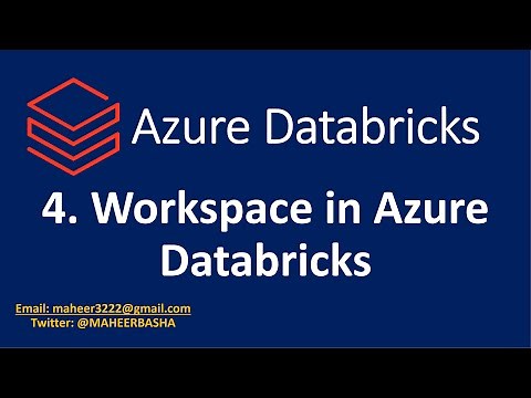 4. Workspace in Azure Databricks