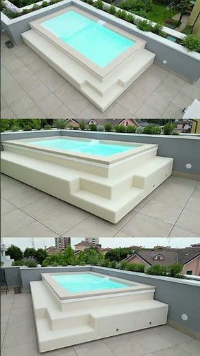 Spa Space® piscina idromassaggio Custom ideale per terrazzo, attico o piccolo giardino #shorts