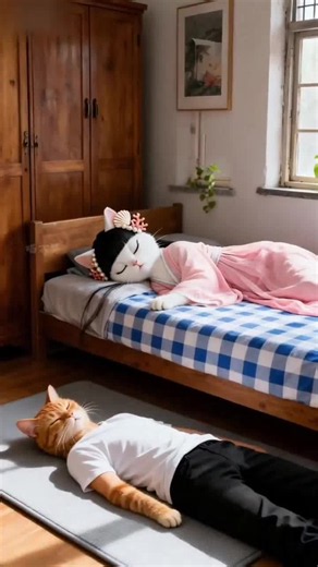 海螺姑娘跟凡人私定终身，被海神发现。橘猫是否能解决危机？