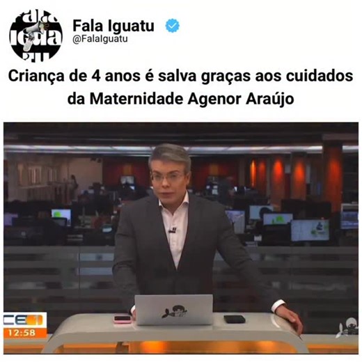 falaiguatu on Instagram: "Após ataques injustos de Roberto Filho, Hospital e Maternidade Agenor Araújo responde com trabalho e vida salva pelo SUS Enquanto o prefeito de Iguatu, Roberto Filho, optou por atacar publicamente o Hospital e Maternidade Agenor Araújo no início do ano, os fatos seguiram mostrando outra realidade. Cinco dias depois das críticas, o hospital foi destaque no CETV pela recuperação do pequeno Pedro Arthur, da cidade de Cedro, salvo na UTI Pediátrica 100% SUS da região Centro