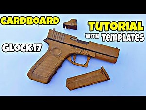 Incredible amazing cardboard Glock17 gun you can make at home