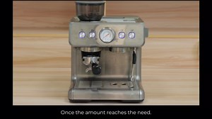 Espresso Machine with Built-in Grinder,Professional 15 Bar Espresso Maker with Milk Frother Steam Wand,Stainless Steel Espresso Coffee Machine with Removable Water Tank for Cappuccino, Latte