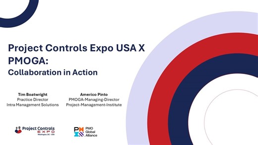 PMOGA x Project Controls Expo Collaboration in Action