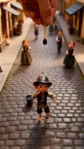 Tiny Firefighter vs Giant Matchstick | A Lilliput Disaster! #shorts #funny #lilliput