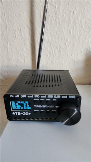 Not too bad reception on a very cheap shortwave radio (£25) & very short antenna #hamradio