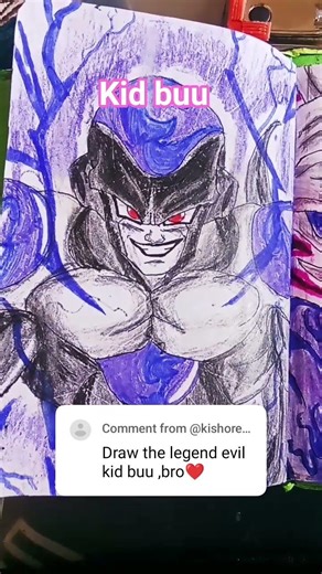 Kid buu, Comment which character should l draw next?