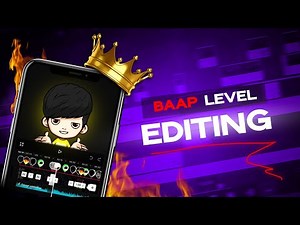 Create🔥PRO Level VIDEO EDITING on Just Your Mobile!!