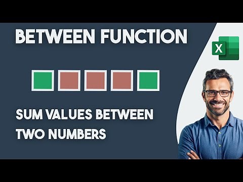 How to SUM values between two numbers in Excel - BETWEEN function