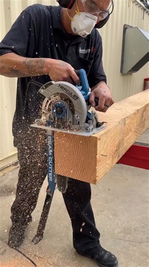 Cut beams up to 12” thick in one pass with the Hercules Circular Saw Beam Cutter Attachment! Available only at Harbor Freight. #Hercules #PowerTools #HarborFreight | Harbor Freight