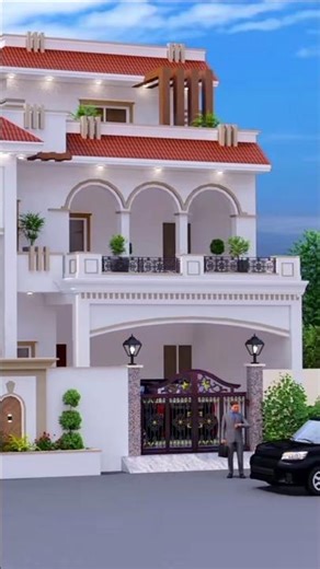 Modern Spanish House Design #binsarfraz #architecture