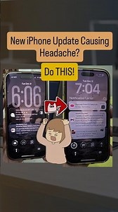 iPhone's New iOS 26 Update Causing Headache? Do THIS! #iphonetips