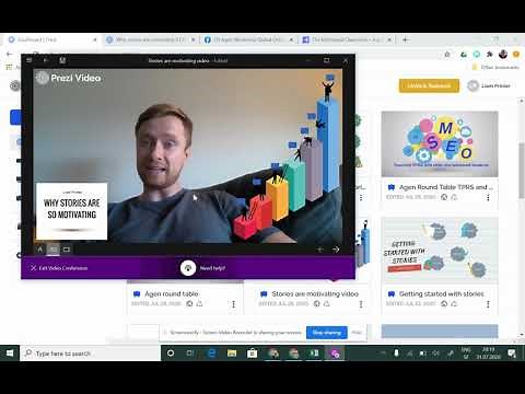 Using prezi video with zoom
