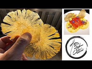 Clear Pineapple Chips Garnish