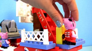 Nickelodeon Peppa Pig PIRATE SHIP LEGO Building Construction Blocks - Barco Pirata de Pig George | Fun Toyz Collector
