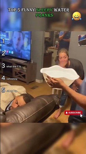 Top 5 Funniest Sleepy Water Pranks Ever! 😂💧