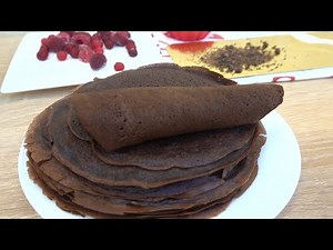 How to Make Chocolate Crepes ! Chocolate Crepe Recipe ! Easyvideo