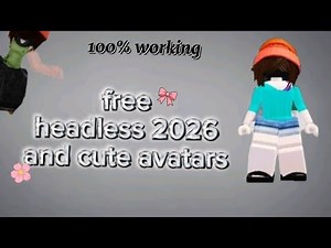 Free headless 2026 and cute avatars 🩷100 working ✨✨