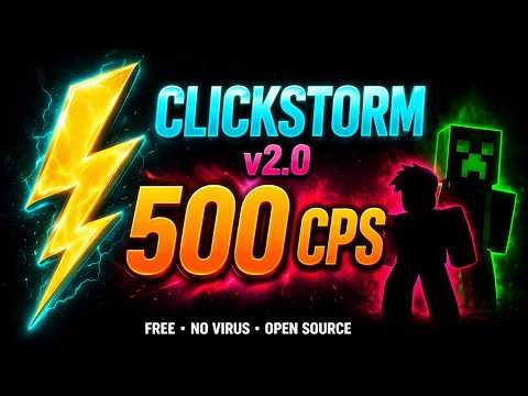 The BEST Free Autoclicker for Minecraft & Roblox in 2026 — ClickStorm v2