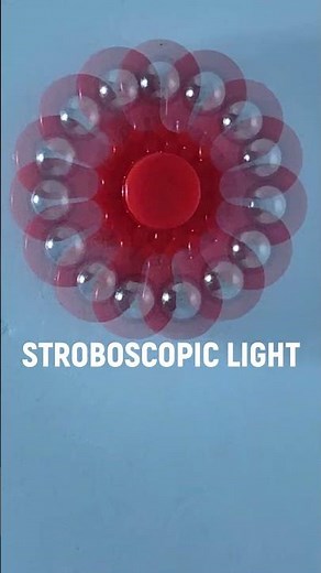 Stroboscopic Effect! #experiment #science #strobelight