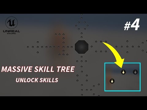 Unreal Engine 5 Tutorial - How to Build Expandable Skill Tree Part 4: Unlock Skills & Spend Points