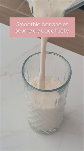 Ep 1 - Smoothie banane et beurre de cacahuète - recette rapide et healthy