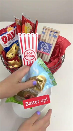 Easter Basket for Baseball Fans