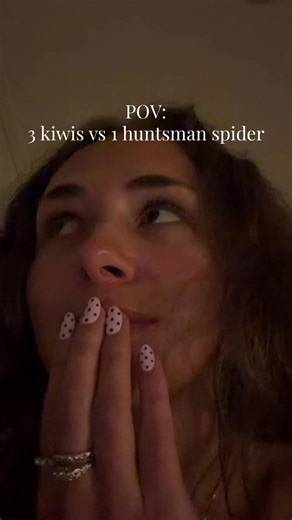 Kiwi and Huntsman Spider Encounter: A Dramatic POV
