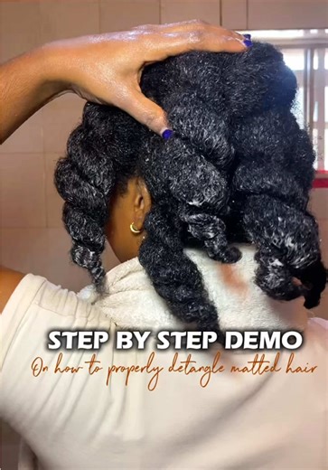 How to Detangle Matted Hair with Care