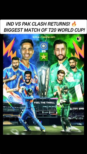 The Mother of All Battles: IND vs PAK is back! 🇮🇳🔥🇵🇰