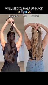4.4M views · 70K reactions | This VOLUME  #hair #longhair #hairhack #hairtutorial #howto #HairGoals #hairstyles #hairinspo #coiffure #hairstyling #hairstyle #summerhair #cheveux #ponytail #weddinghair | poppy_hairstyles | Facebook