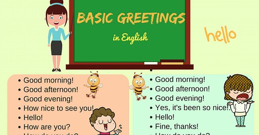English Greetings & Expressions: Formal, Casual, and Polite Phrases - ESLBUZZ