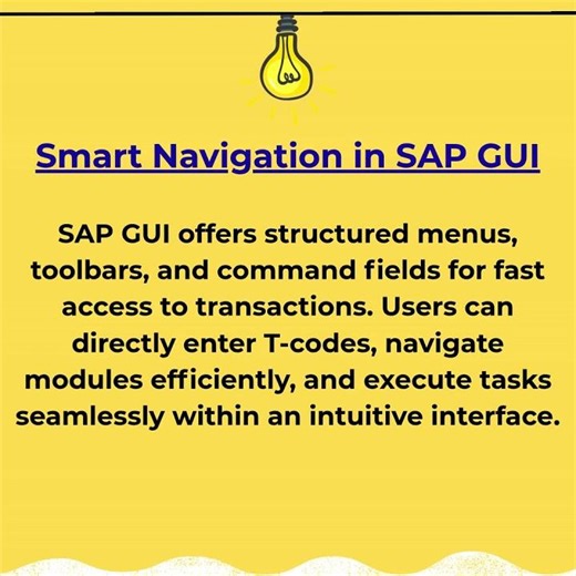 #shorts | SAP MM | Smart Navigation in SAP GUI