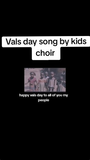 Vals day song by kids choir #megatrix #choir #kidschoir #valsday #happyvalentinesday💞