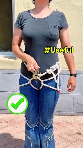 Life Saving Body Harness Knot -Learn It Before It's Too Late! #survival #knottying #rescue #climbing
