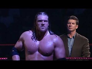 Triple H Vs Shane McMahon - Vince McMahon, The Rock, Stone Cold, Kane Ringside Part 1 - RAW IS WAR!
