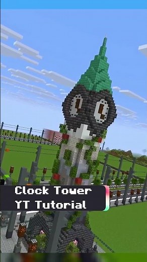 CITY CLOCK TOWER! -Minecraft How to Build a Clock Tower Building Tutorial