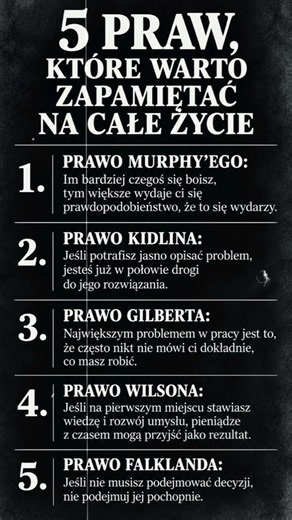 5 praw, które warto znać