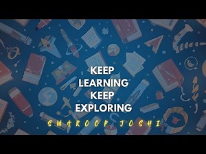 My channel Intro | Swaroop Joshi |