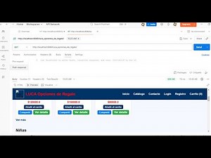 Probar aplicacion web hecha en Apache NetBeans con Postman