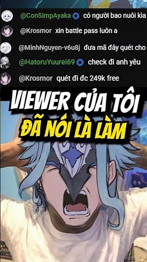 My viewers are all MrBeast of Vietnam #gamingisnteasy #genshinimpact