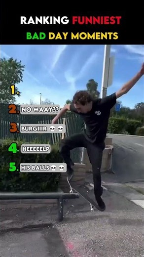 Ranking the most painful bad day moments 😭 #fails #funny #shorts