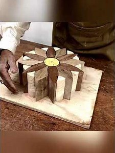 Hypnotic Woodturning: Creating a Stunning Patterned Vessel on the Lathe #woodworking #shorts
