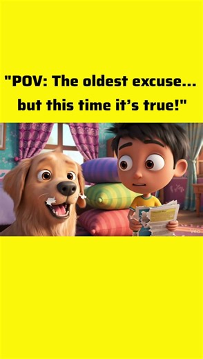 Dog Ate My Homework 😂 | Funny 3D Animation