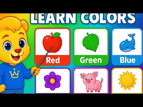 Learn Colors With Lucas and Ruby | Learning Video For Toddlers | 🌈 Colour For Kids sprightly