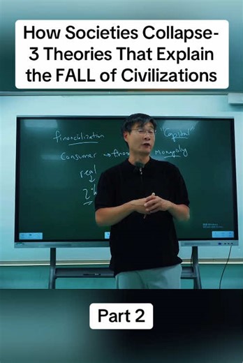 How Societies Collapse- 3 Theories That Explain the FALL of Civilizations #fyp #theory #society #viral