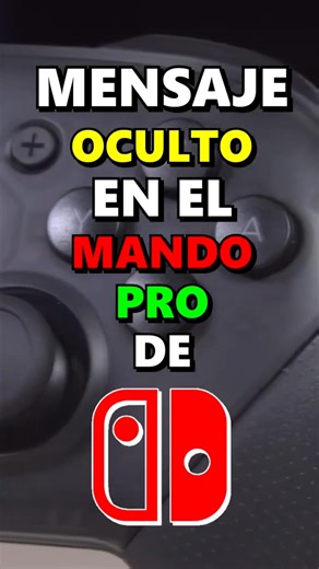 The hidden message of the Pro Controller 😱 #Nintendo #Shorts