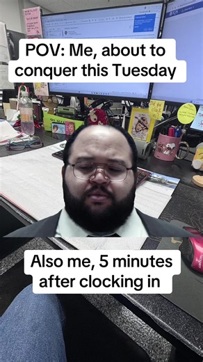 Conquering Tuesday: A Relatable Work Meme