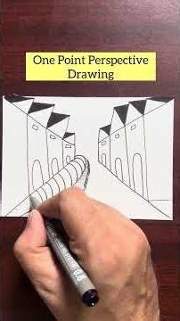 Simple Perspective Drawing Tutorial for Beginners step by step tutorial #art #drawing #trending