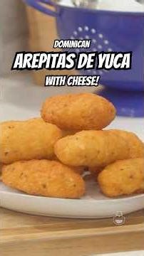 Dominican Arepitas de Yuca with Cheese!